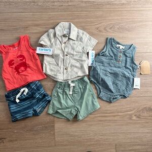 NWT - newborn bundle - carters and Grayson collective